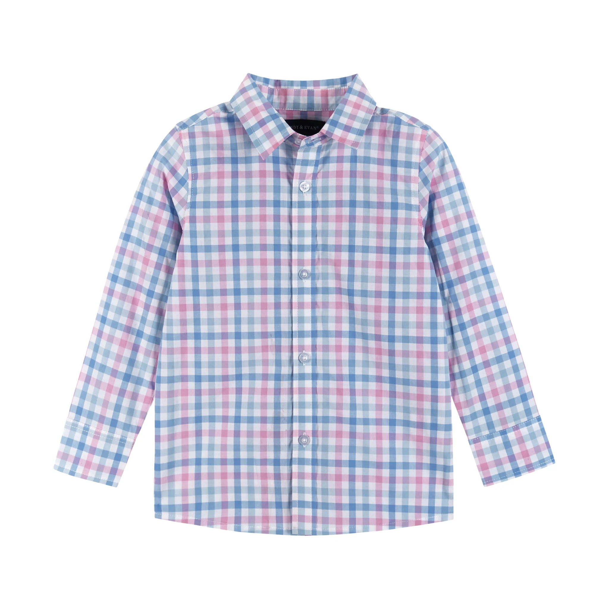 Boys 3-Piece Blue & White Sweater Vest Set