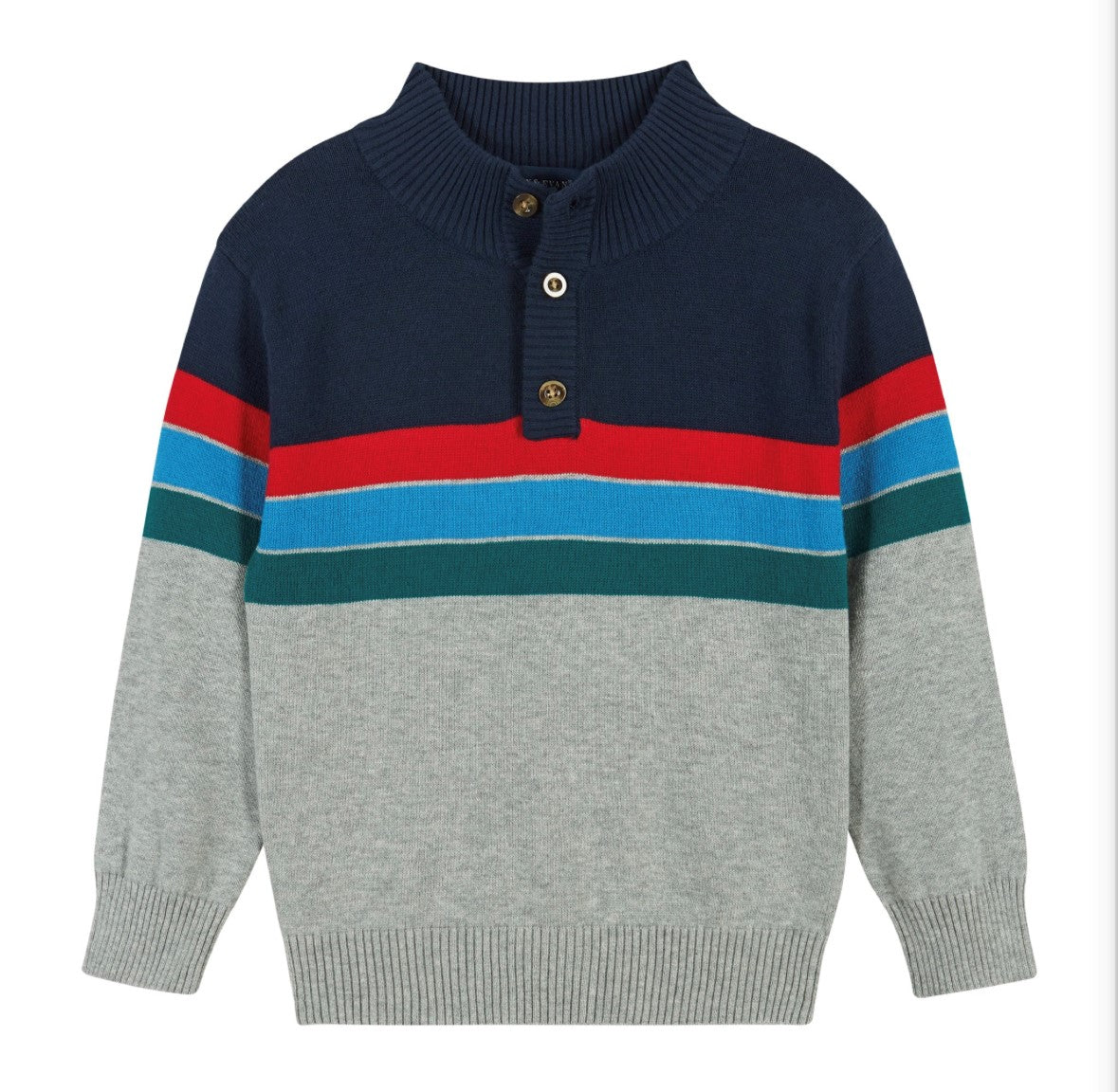 Boys Color Block Sweater