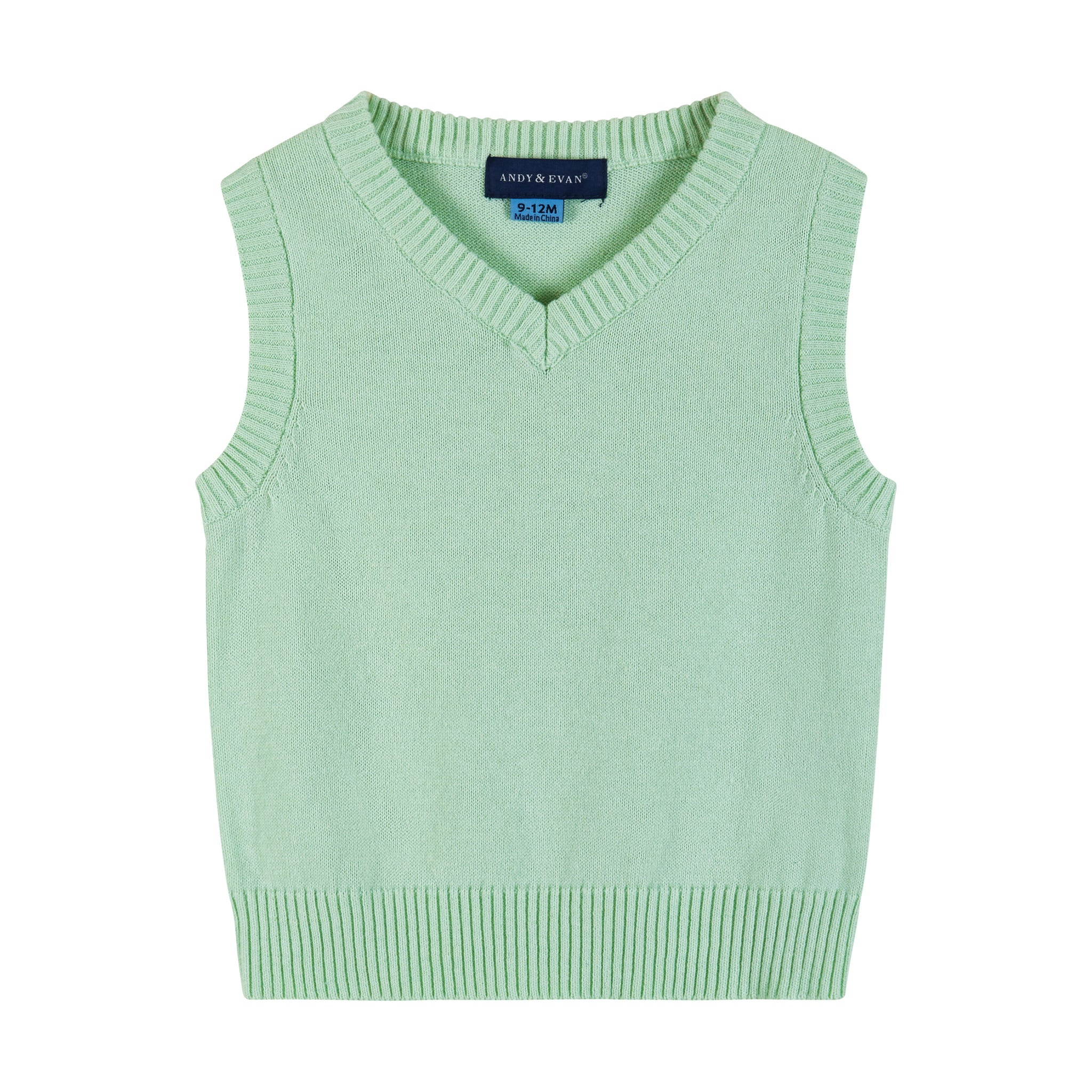 Infant Boys 3-Piece Green Sweater Vest Set