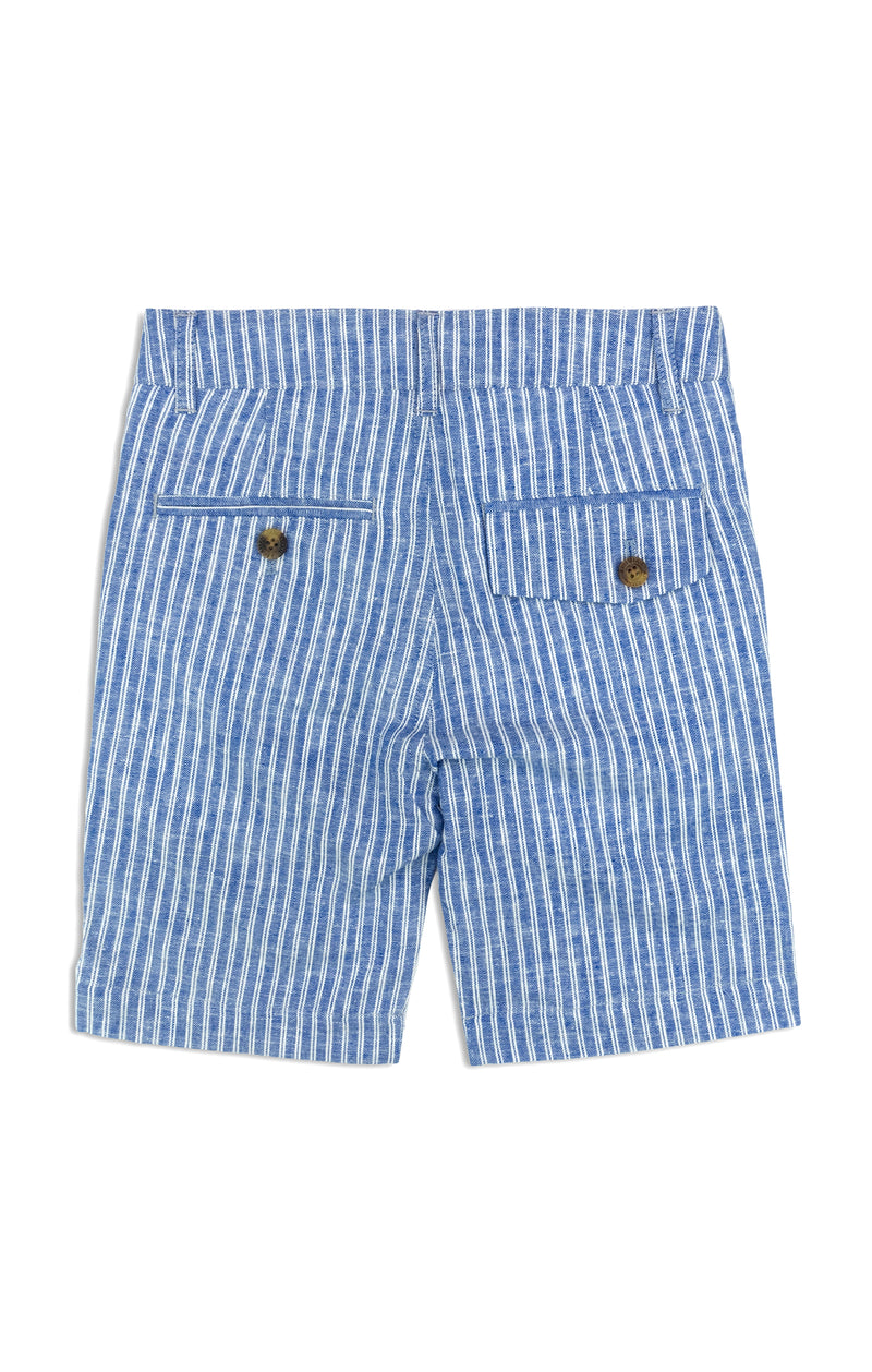 Cabana Blue Trouser Shorts