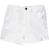 White Crew Gauze Shorts
