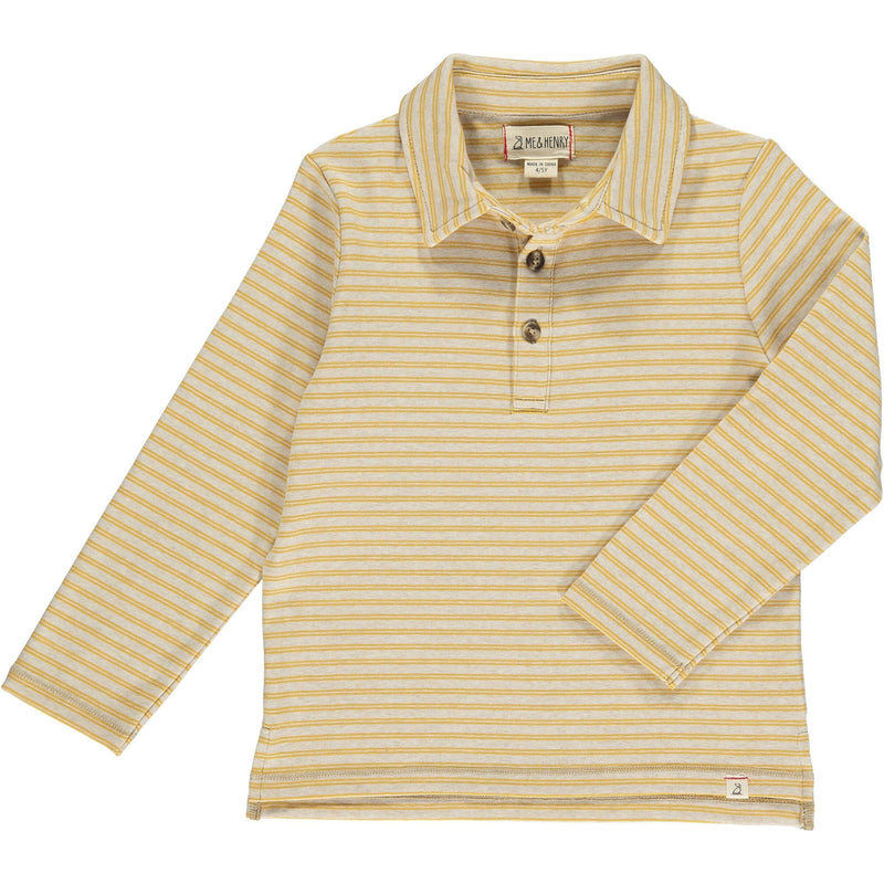 Boys Double Gold Polo Shirt