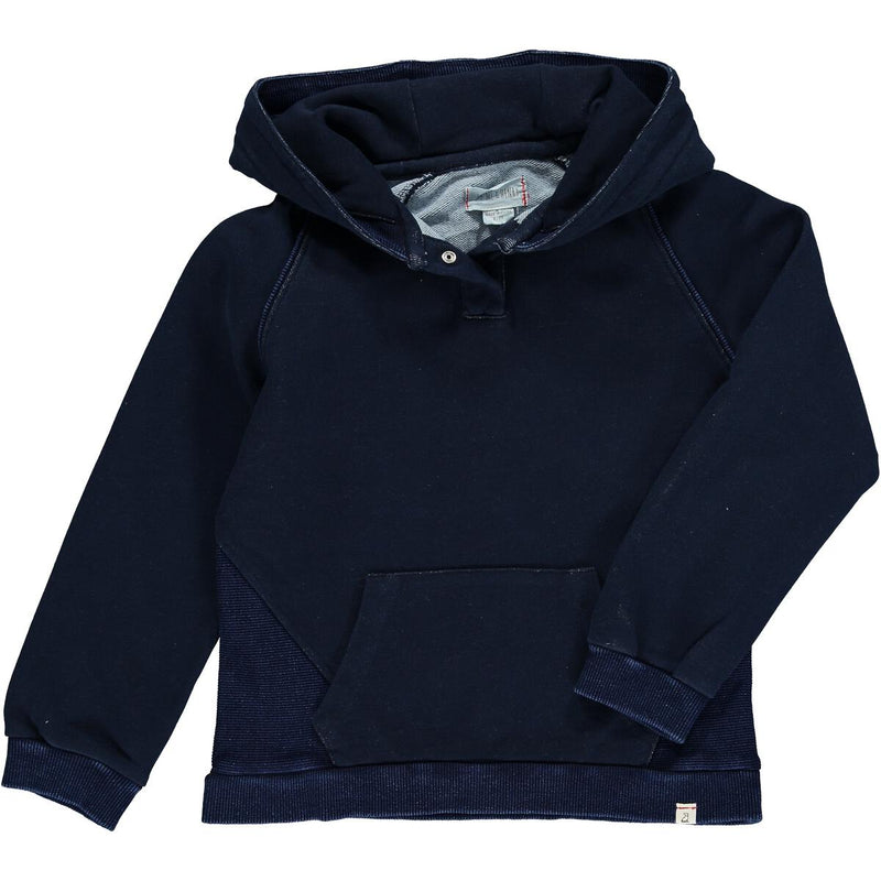 Boys Navy Vintage Wash Hoodie