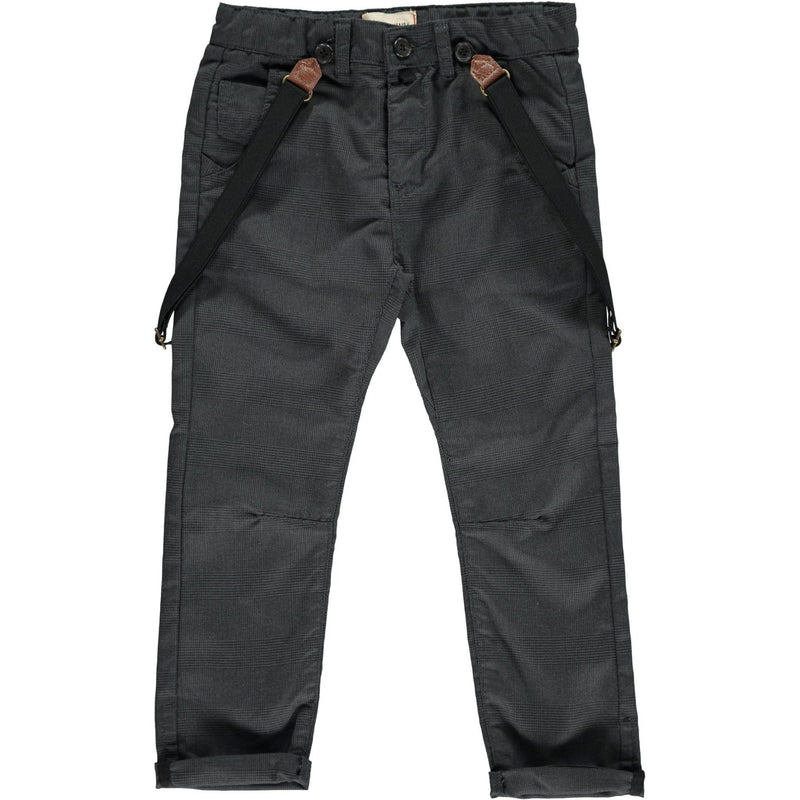Black Pants with Removable Suspenders