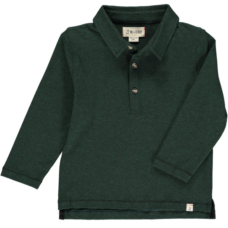 Green Long-sleeve Polo